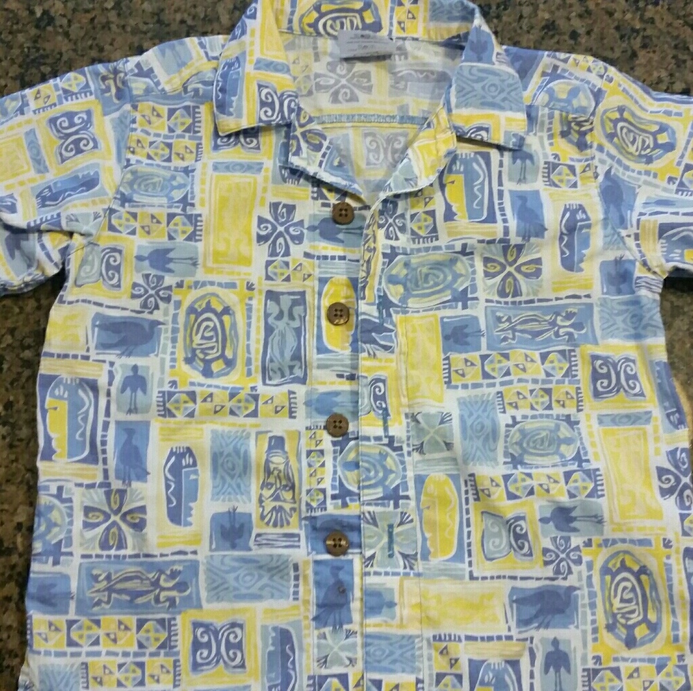 Patagonia Organic Button up Hawaiian style shirt